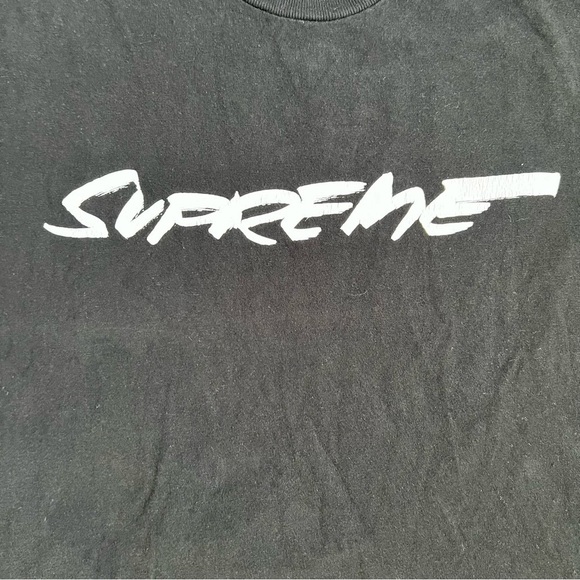 Supreme Futura Logo Tee Black Size Large - Picture 4 of 8